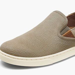 OLUKAI Pehuea Leather Women's Sneaker, Full-Grain Leather